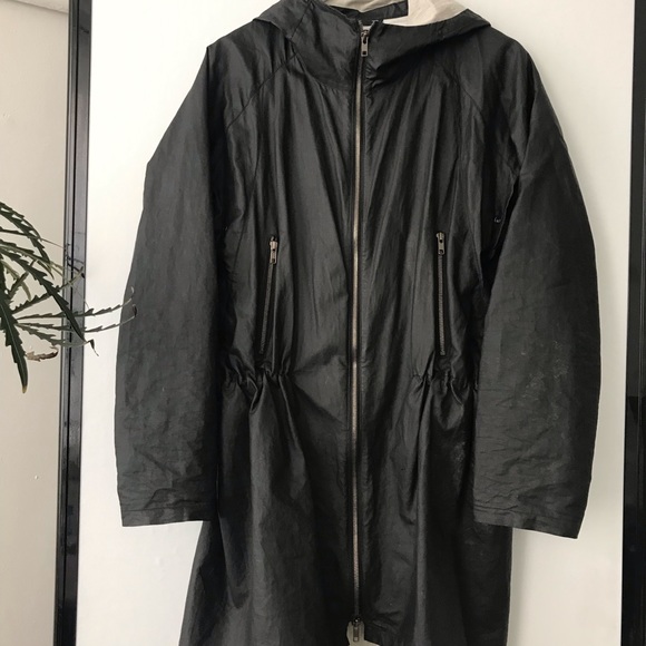 Theory parka rain jacket Sz L fits M or L - Picture 2 of 8